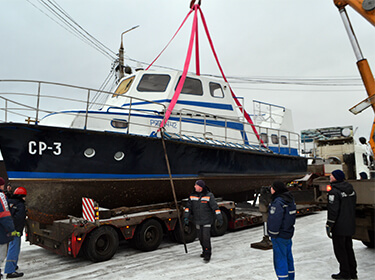 Перевозка катера СР-3 в речной порт г. Ярославль